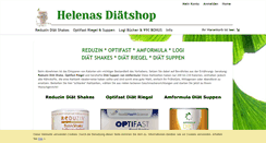 Desktop Screenshot of helenas-diaetshop.de